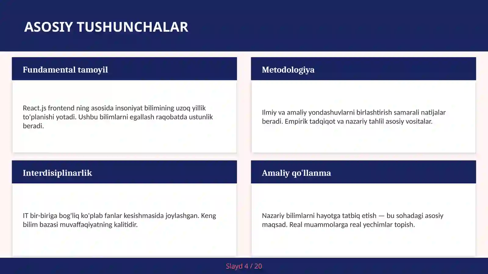 React.js Frontend 4