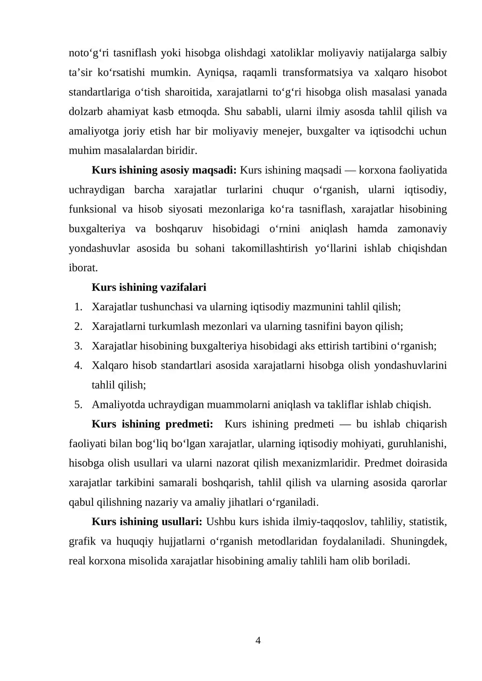 Buxgalteriya hisobi va audit yo‘nalishi 22.136-guruh talabasi 4