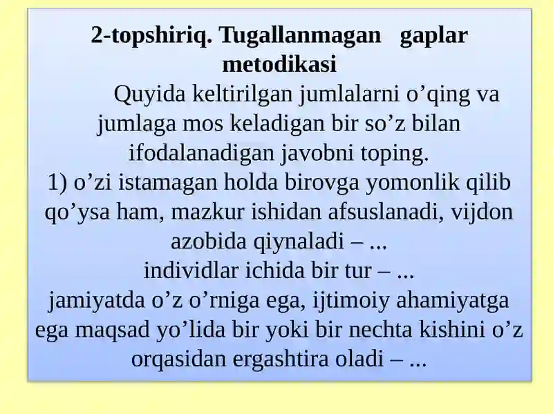 O‘quvchi shaxsi tarbiyaning ob‘ekti va sub’ekti sifatida 4