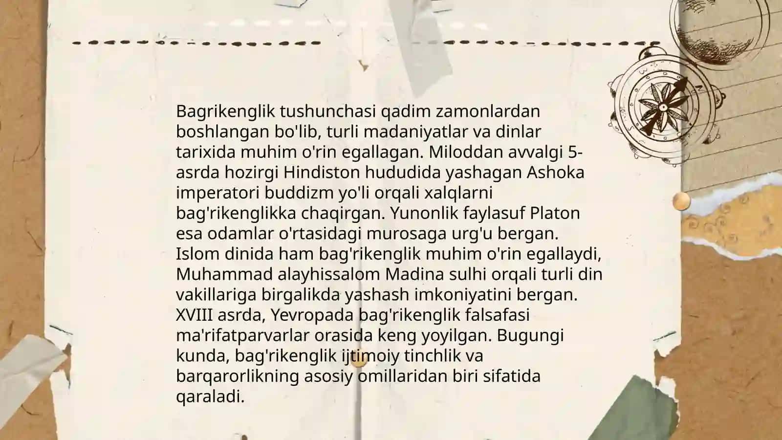 Diniy Tolerantlik va Bagrikenglik: Jamiyatda Barqarorlikning Asosi 4