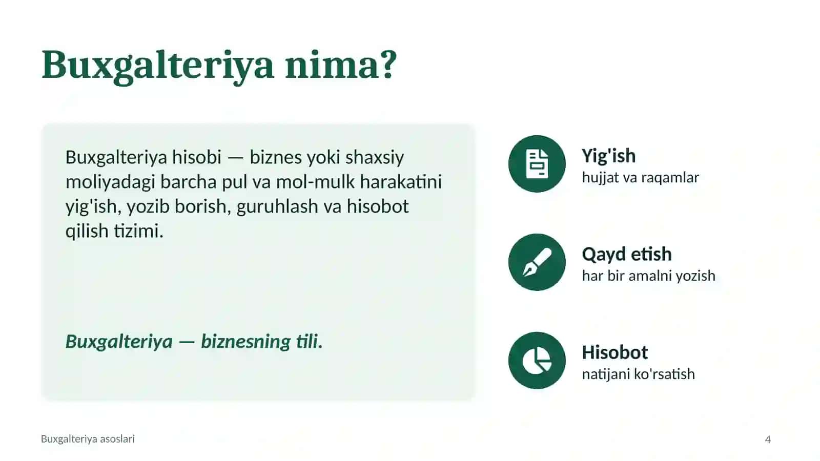 Buxgalteriya asoslari 4