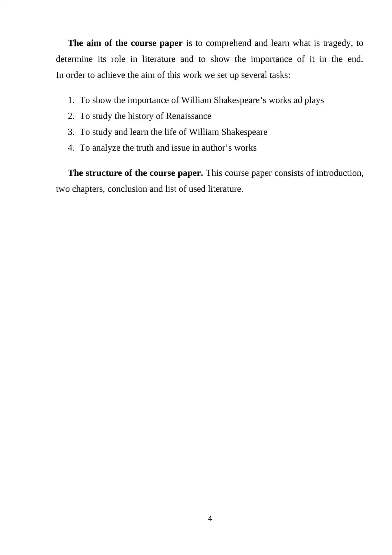 Understanding of Shakespeare's English 4