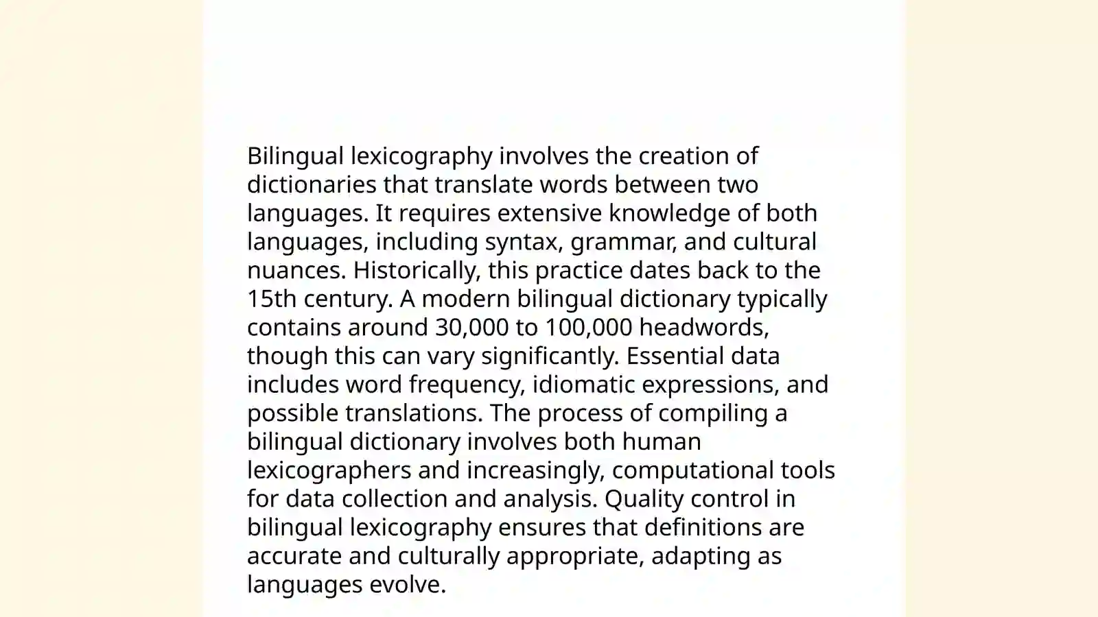 Lexicography 4