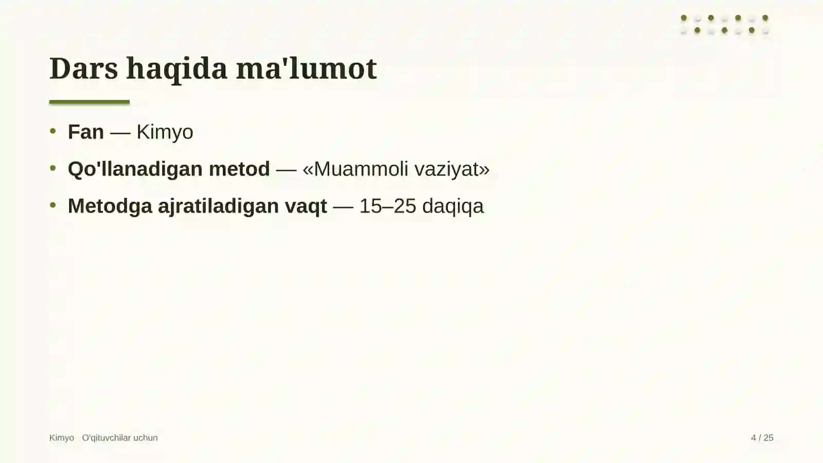 kimyo darslarida muammoli vaziyat metodidan foydalanish 3161 4