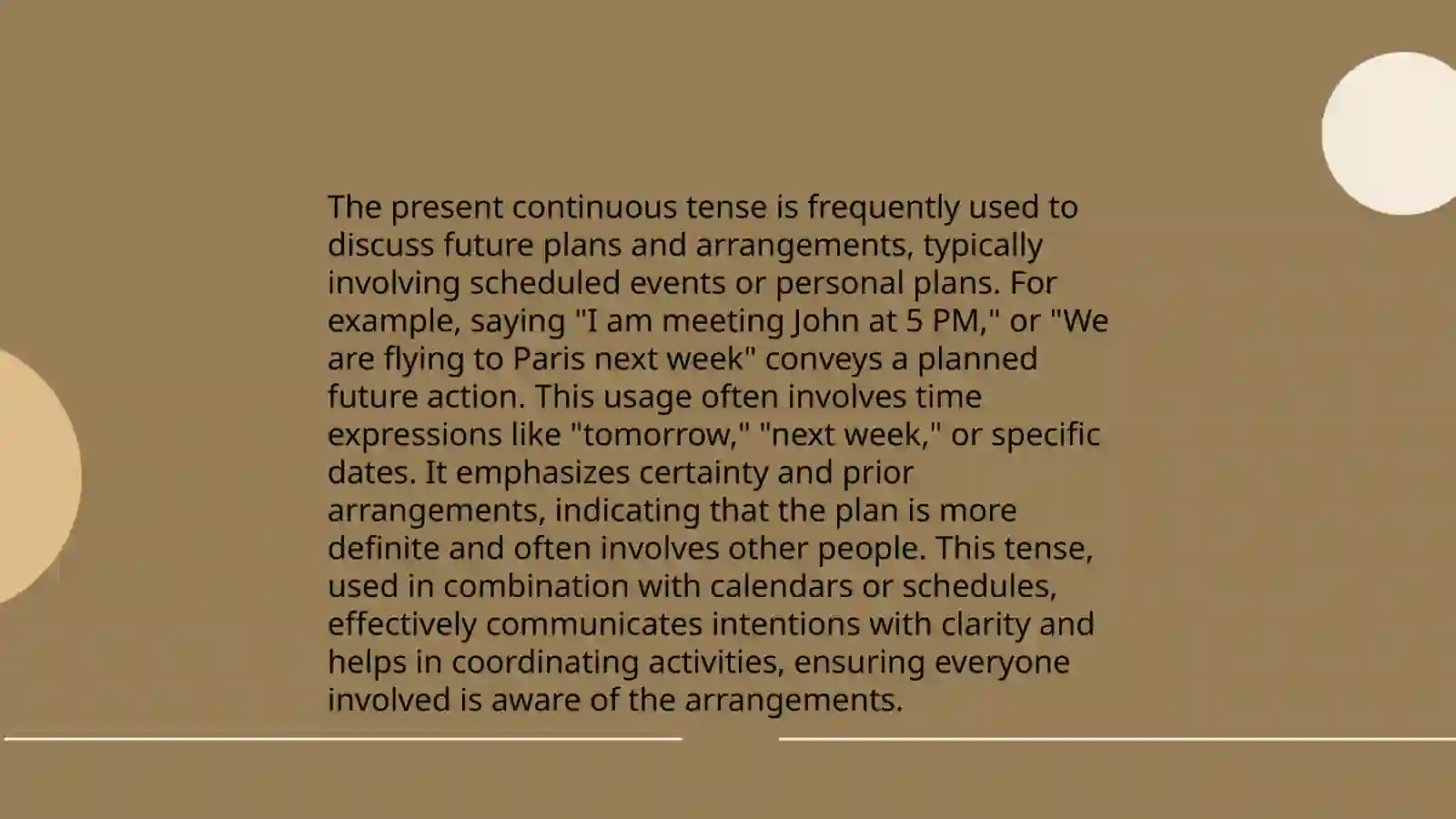 Present continuous 4