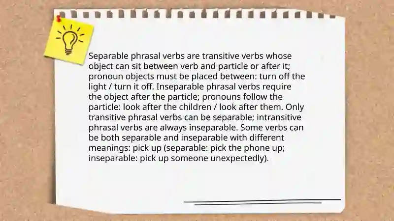 Phrasal verbs 4