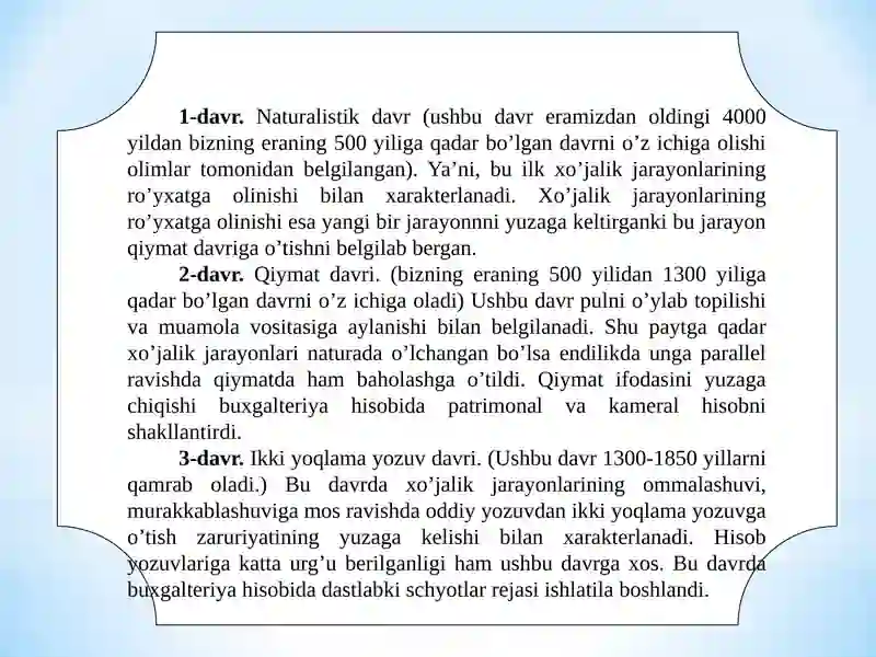 Moliyaviy va boshqaruv hisobi 4