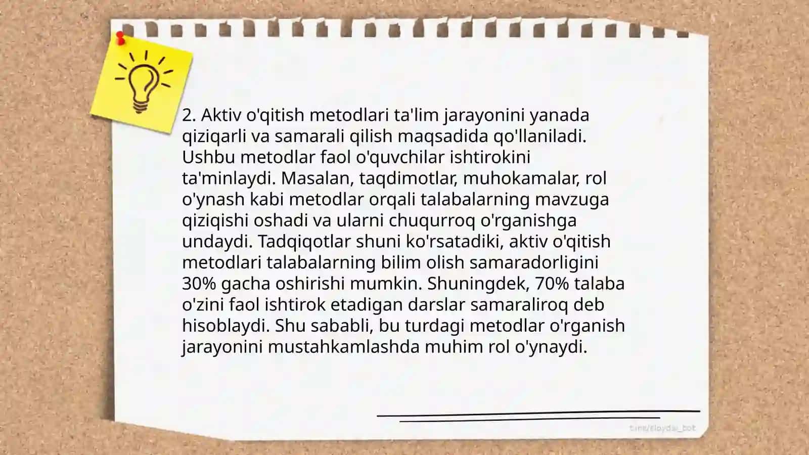 Boshlanĝich talimda òquvchilarning bilim layoqatini rivojlantirish 4