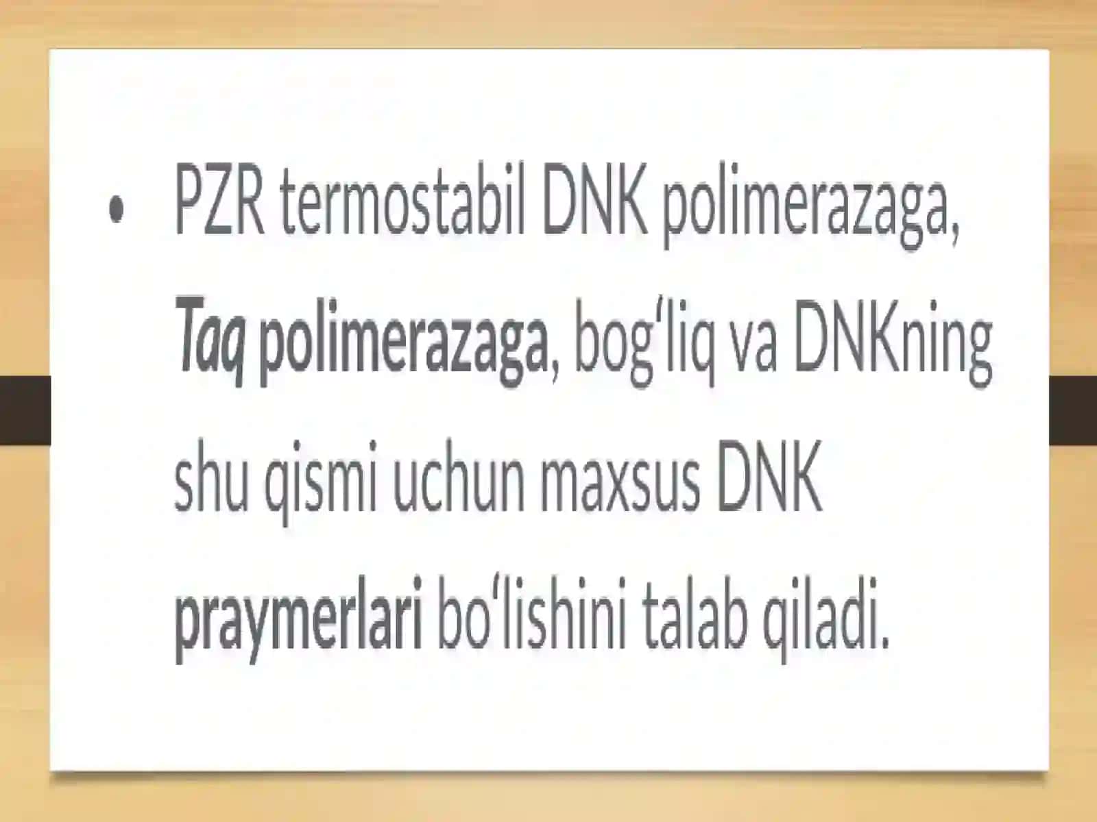PZR -tashxisi 4