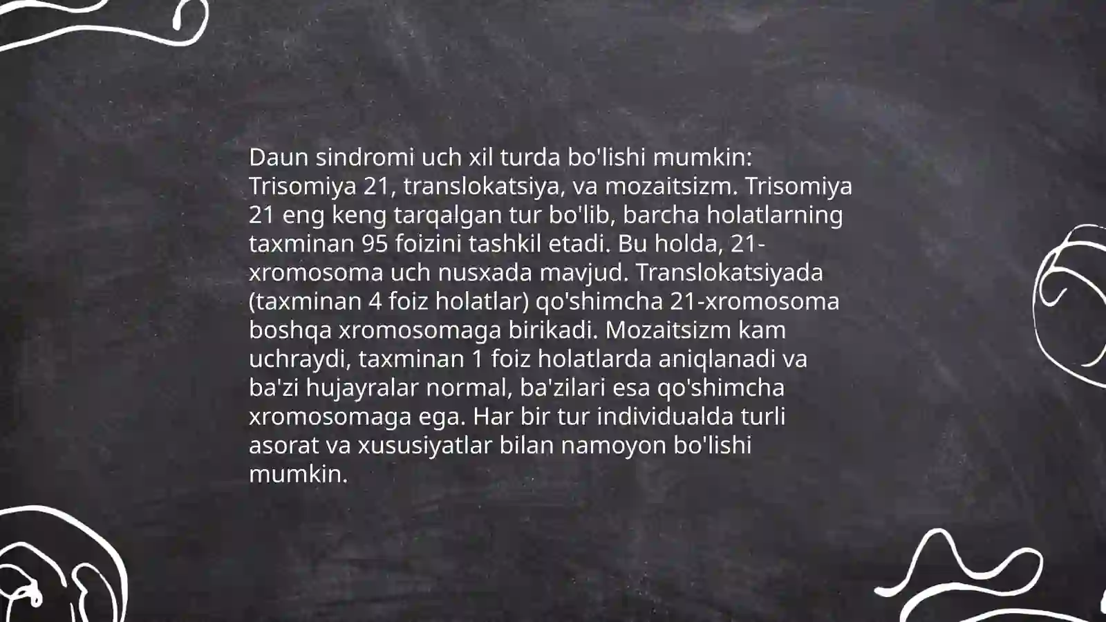 Daun sindromi 4