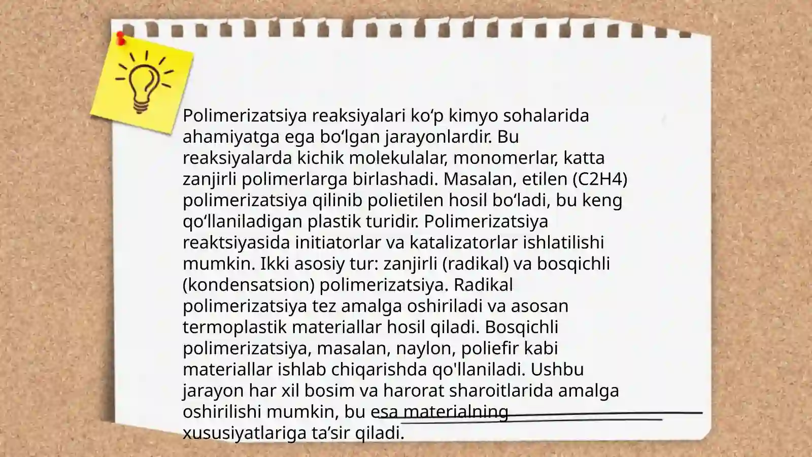 Polimerlar kimyosi 4