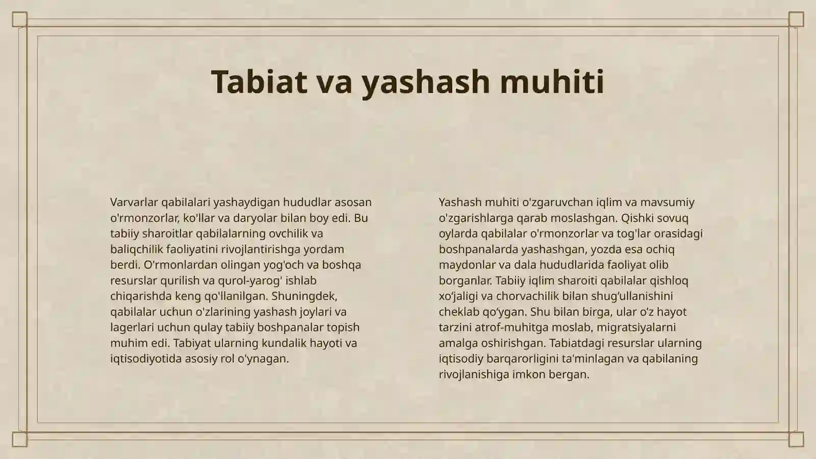 VARVARLAR QABILASI 4