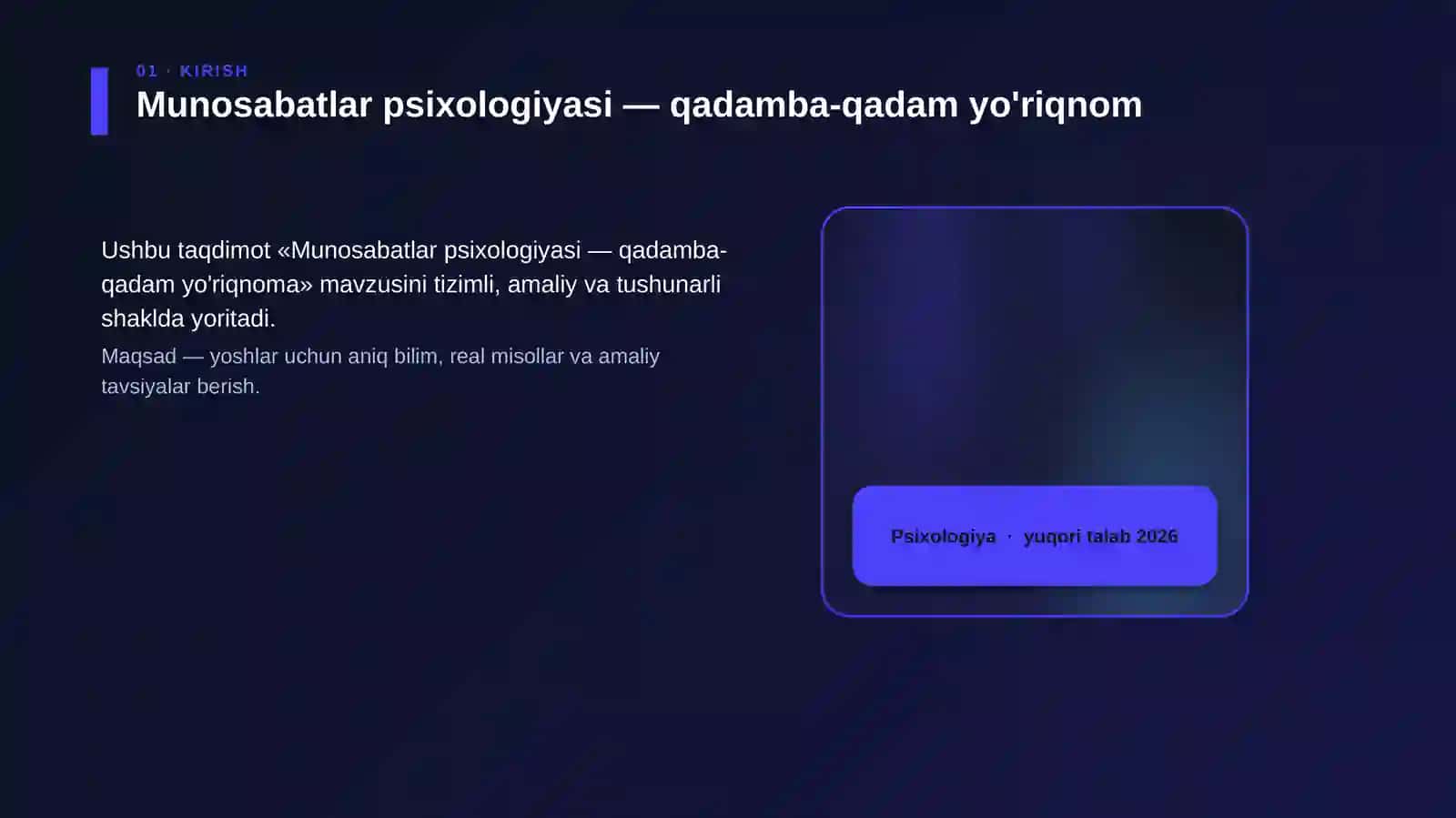 Munosabatlar psixologiyasi — qadamba-qadam yo'riqnoma 4