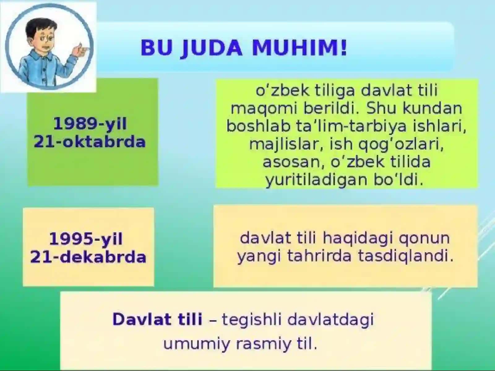 Loyiha ishi Til bayramiga  atab devoriy gazeta  tayyorlash 4