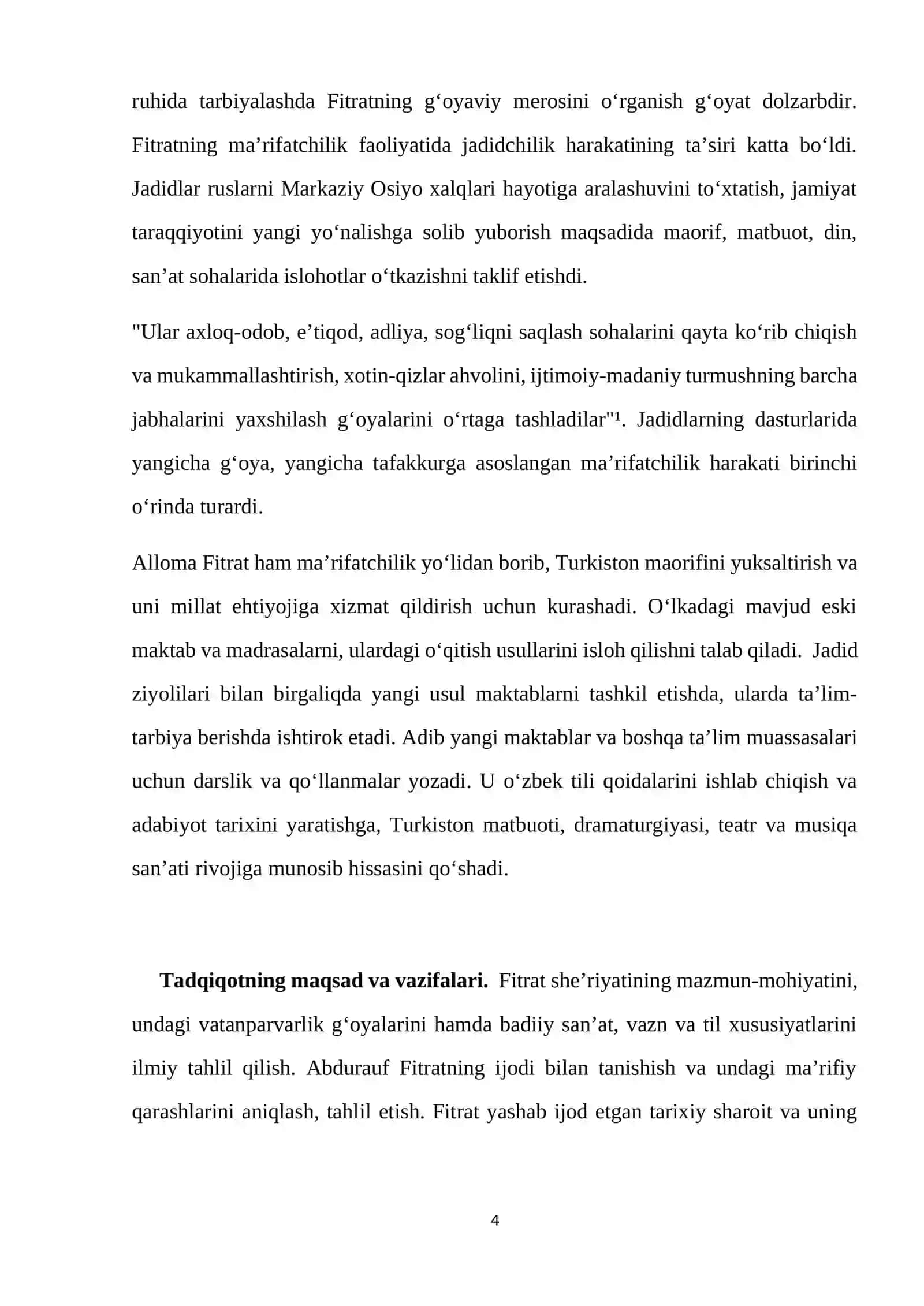 Fitrat sheʼriyatining badiiy-gʻoyaviy xususiyatlari 4