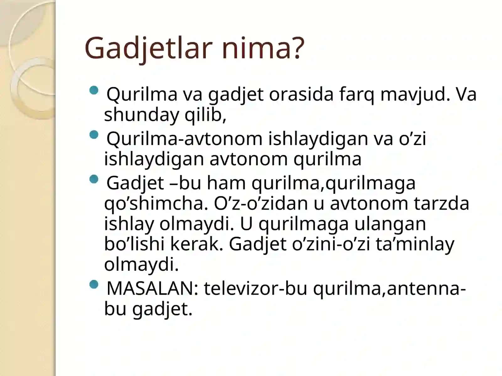 ZAMONAVIY RAQAMLI GADJETLAR 4