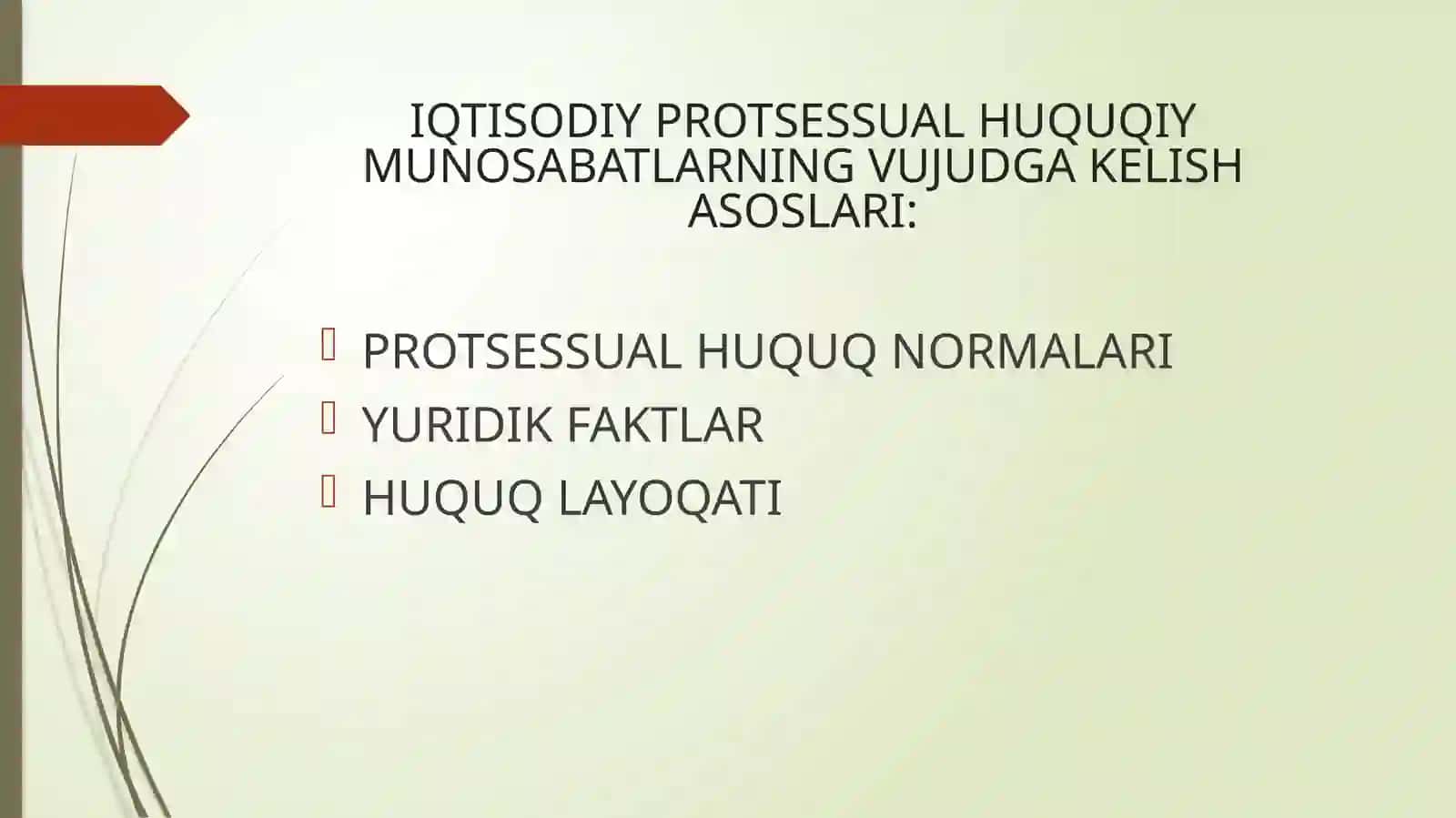 IQTISODIY PROTSESSUAL HUQUQIY MUNOSABATLAR VA UNING ELEMENTLARI 4