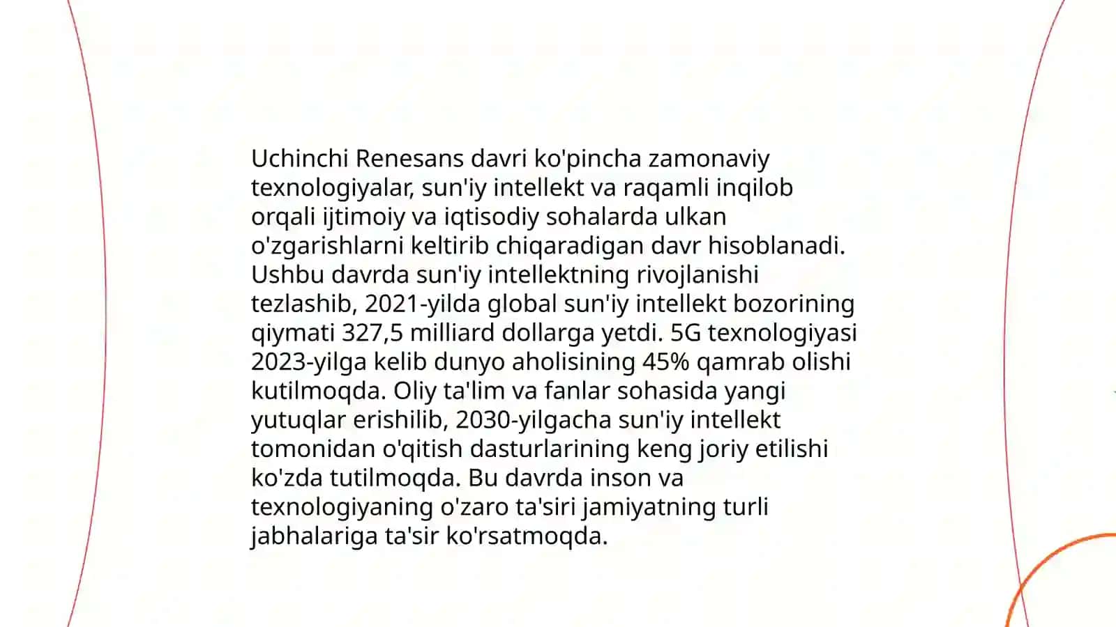 Yangi O‘zbekiston g‘oya va uchinchi reneseansni barpo etish g‘oyasining ilgari surilishi 4