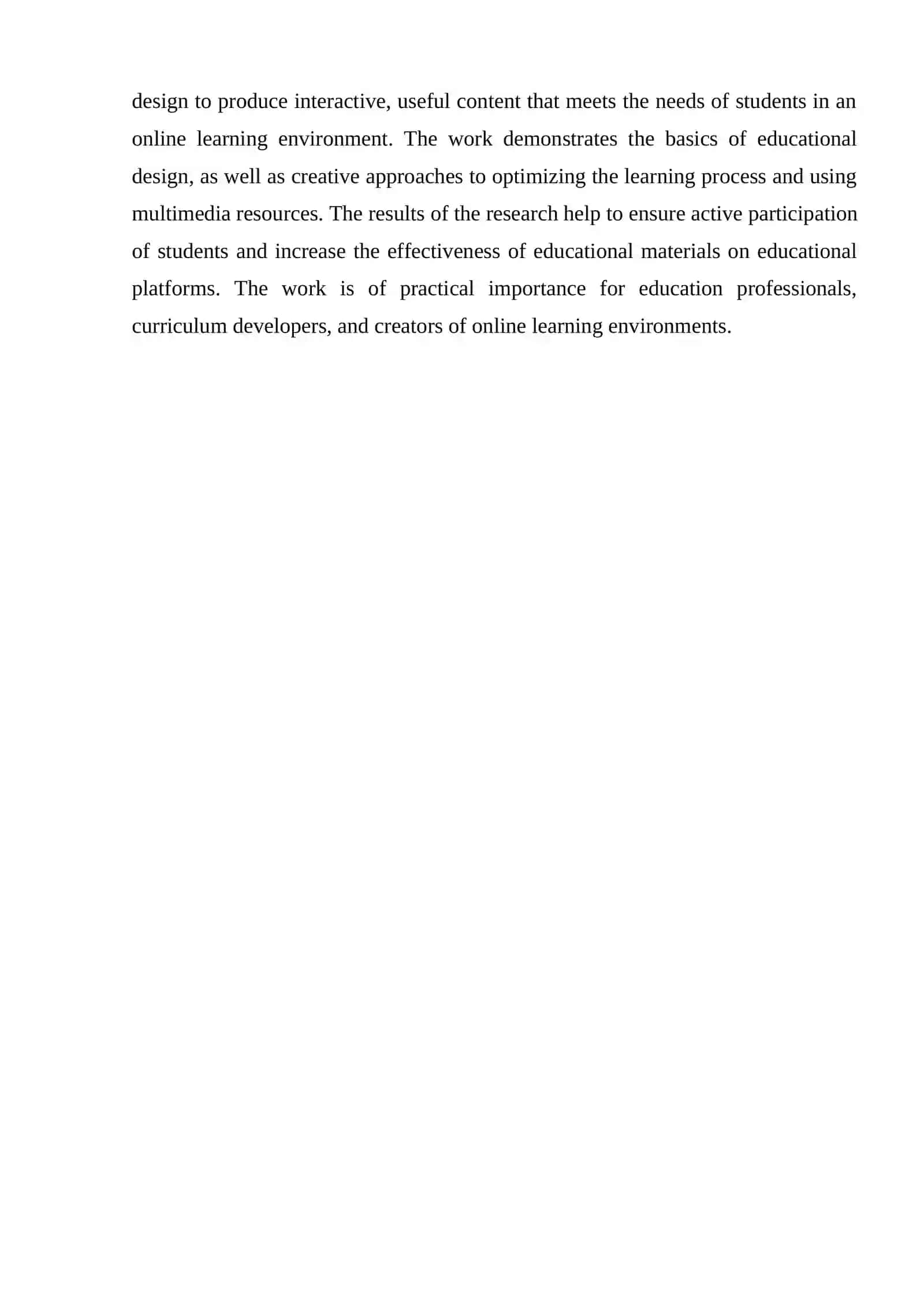 Magaistratura dissertatsiyasi Ta’lim platformasidagi oʻquv kurslari uchun kontent yaratish metodikasi (Kompyuter grafikasi va web-dizayn fani misolida) 4