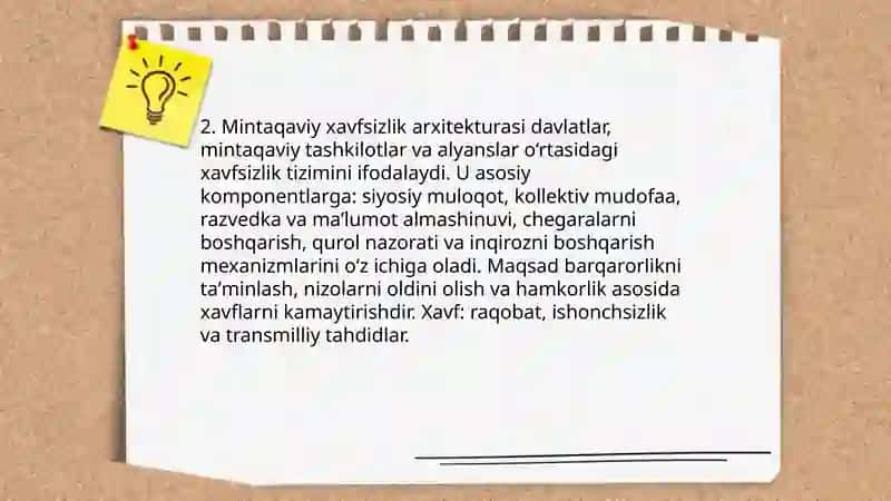 Xalqaro Strategik aloqalar va davlatlararo munosabatlar 4