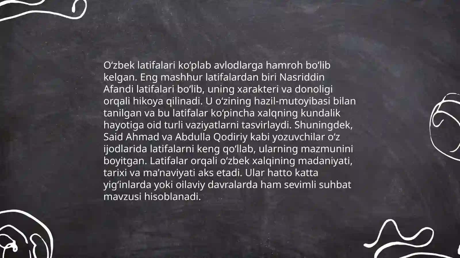 O'zbek tili va adabiyoti 114 -guruh talabasi Yunusova Parvina 4