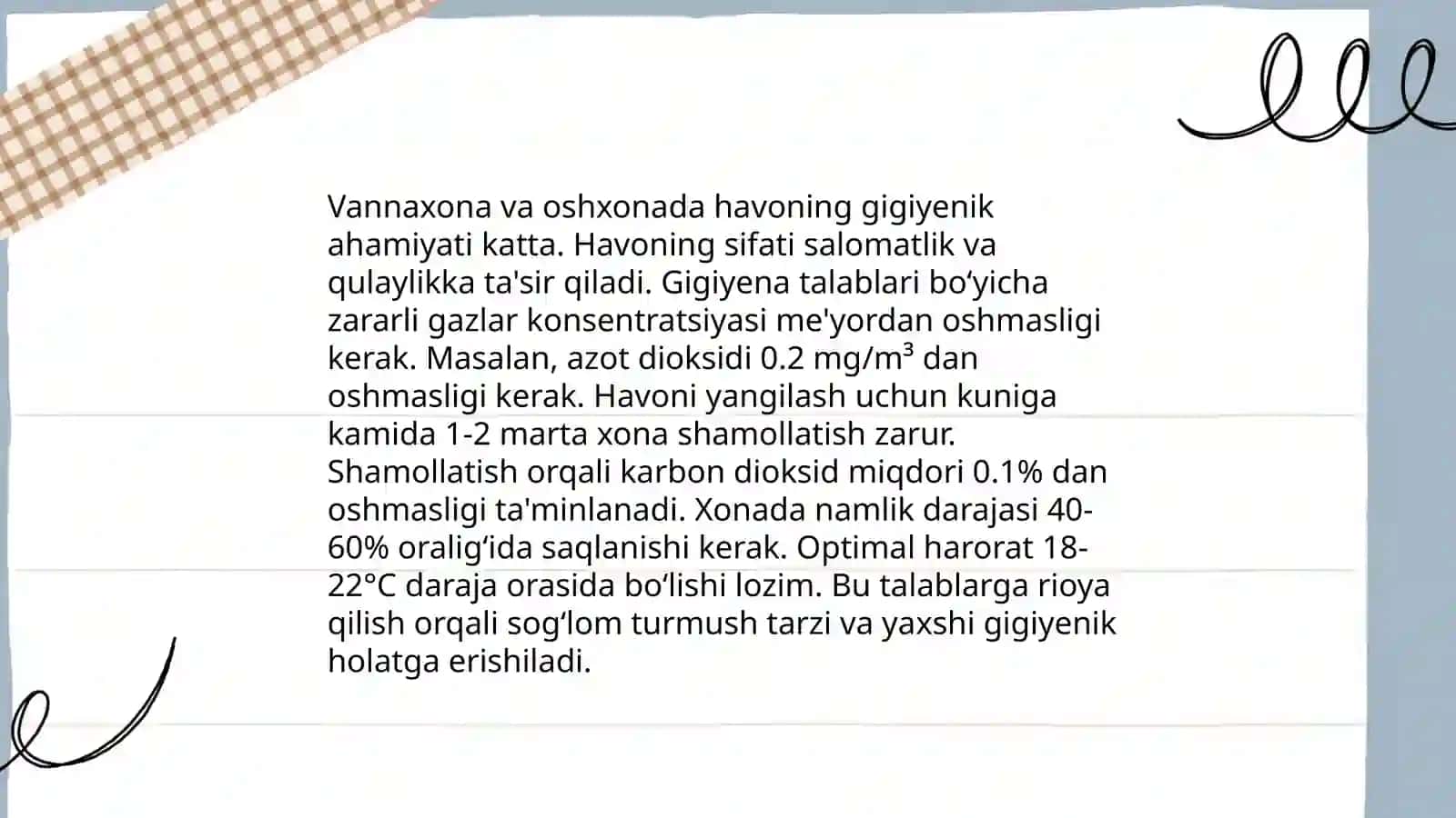 Kasalxona mikroiqlimi gigiyenik ahamiyati 4