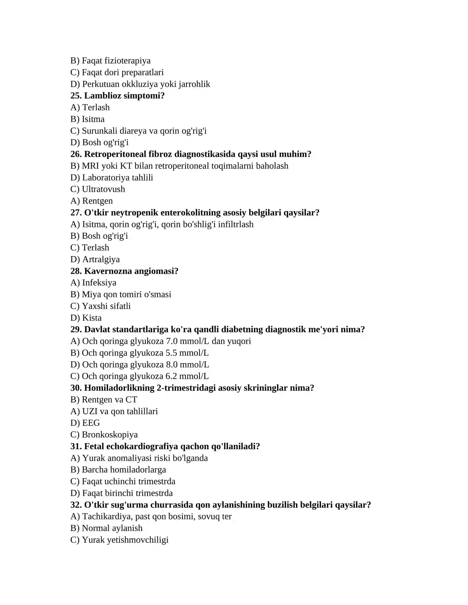 Ginekologiya savollari 4