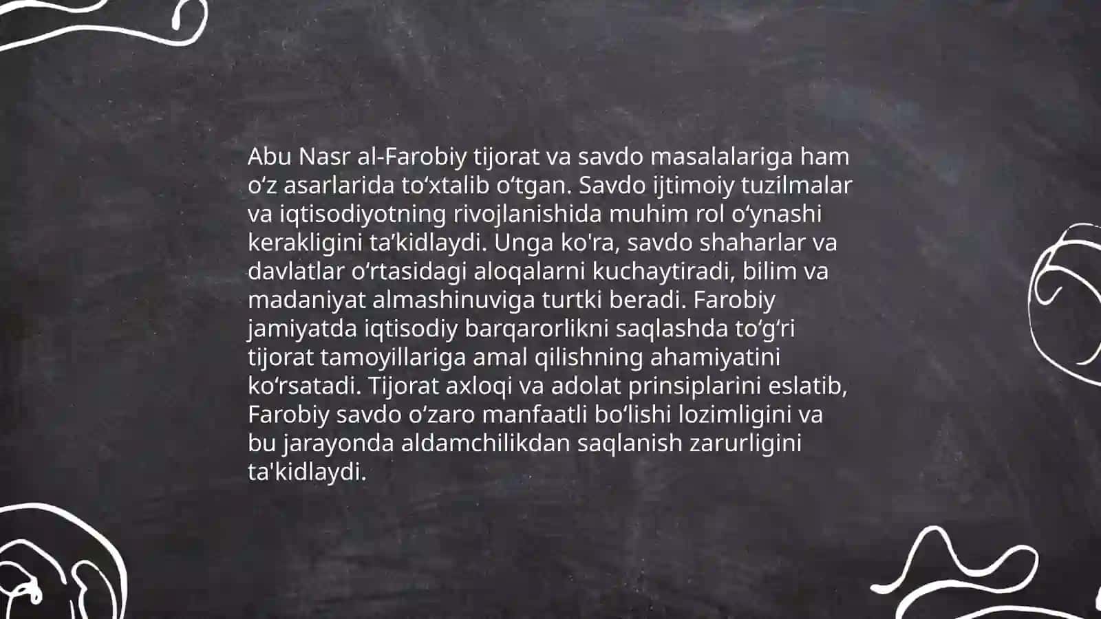 "Farobiy" asarlaridagi iqtisodiy qarashlar 4