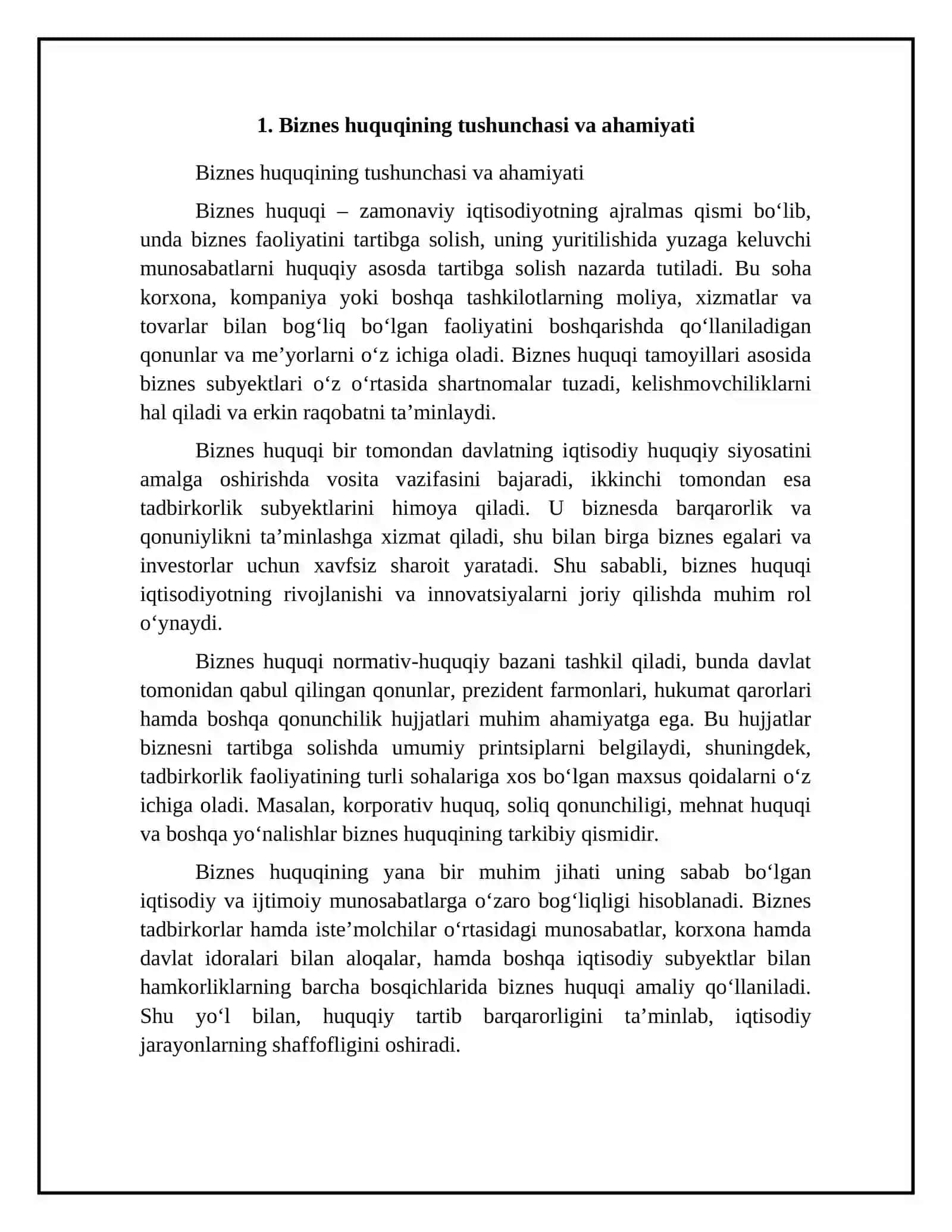 Biznes huquqi va biznesni kengaytirish strategiyalari 4