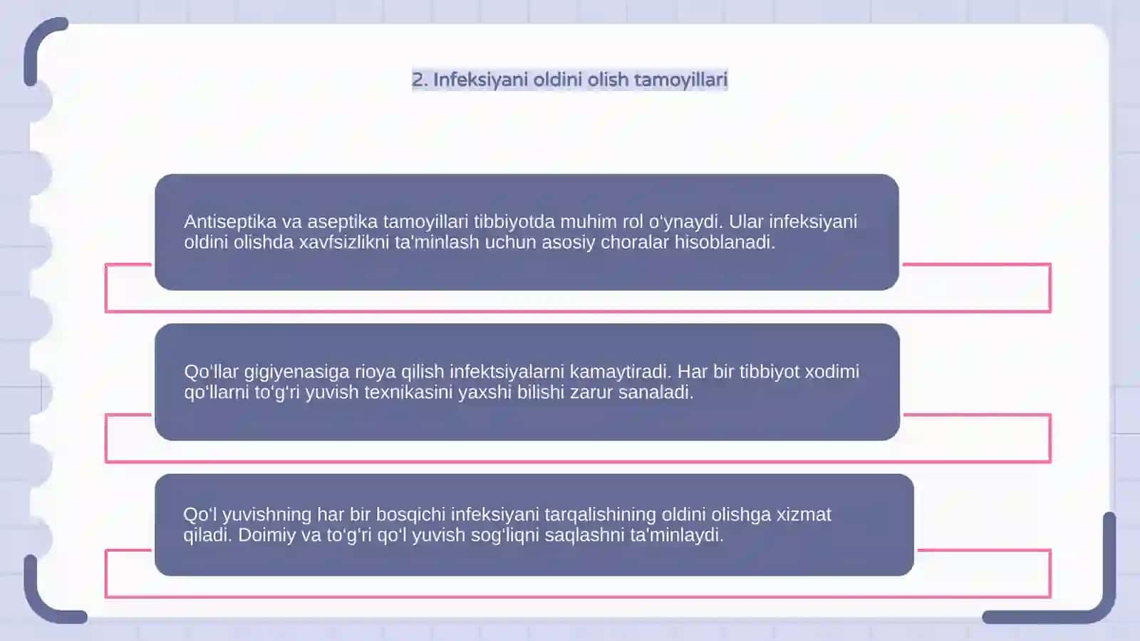 Antiseptika va aseptika tamoyillari 4