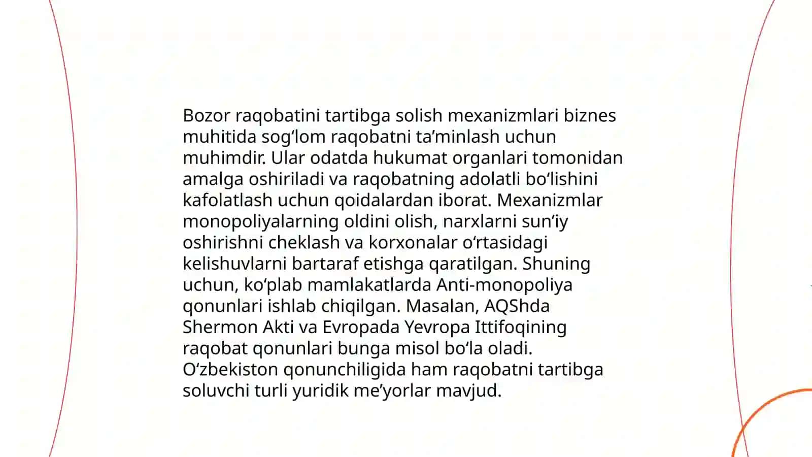 Rivojlangan mamlakatlarda antimonolop siyosatni amalga oshirishini tajribalari 4