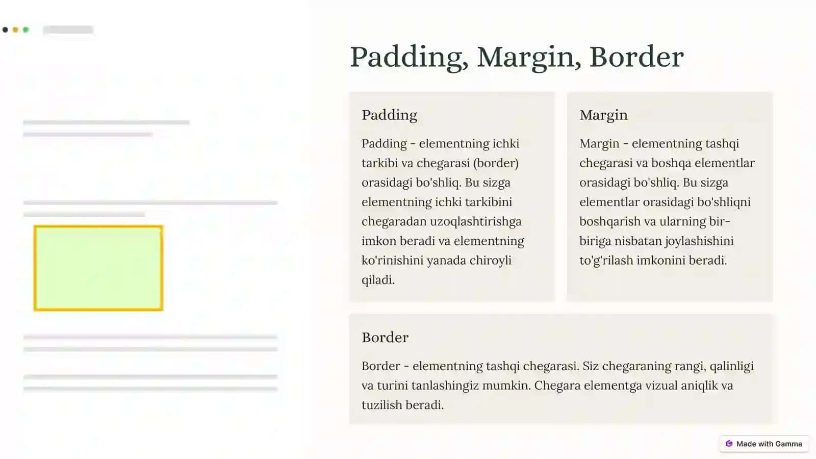 CSS Box Modeli: To'liq Tushuncha 4