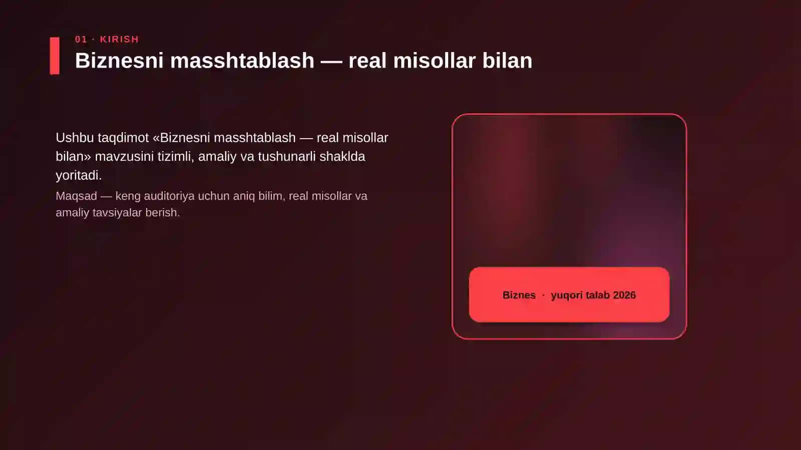 Biznesni masshtablash — real misollar bilan 4