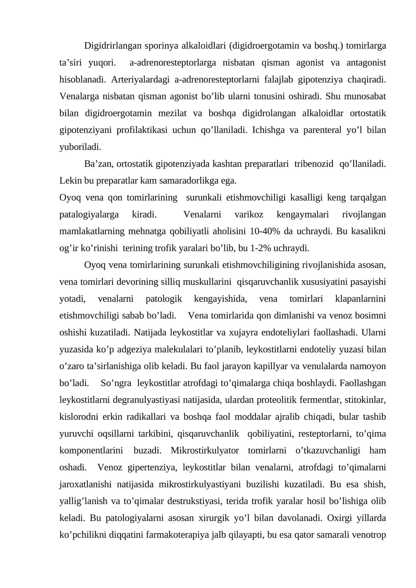 VENOTROP (FLEBOTROP) MODDALAR 4