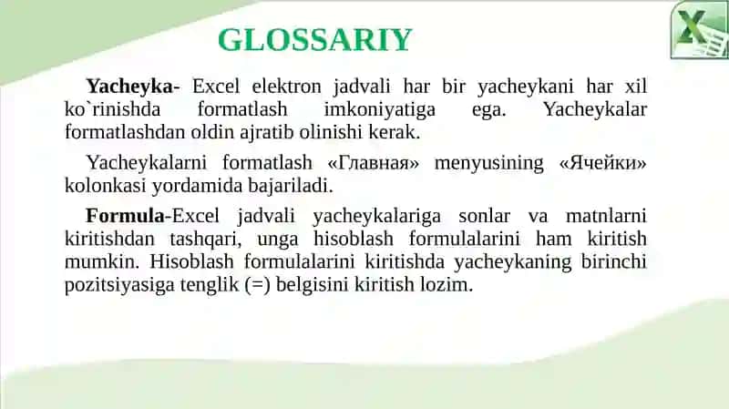 4-MA’RUZA JADVALLI MUXARRILARINI ASOSIY TUSHUNCHALARI VA ISHLASH TAMOYILLARI 4