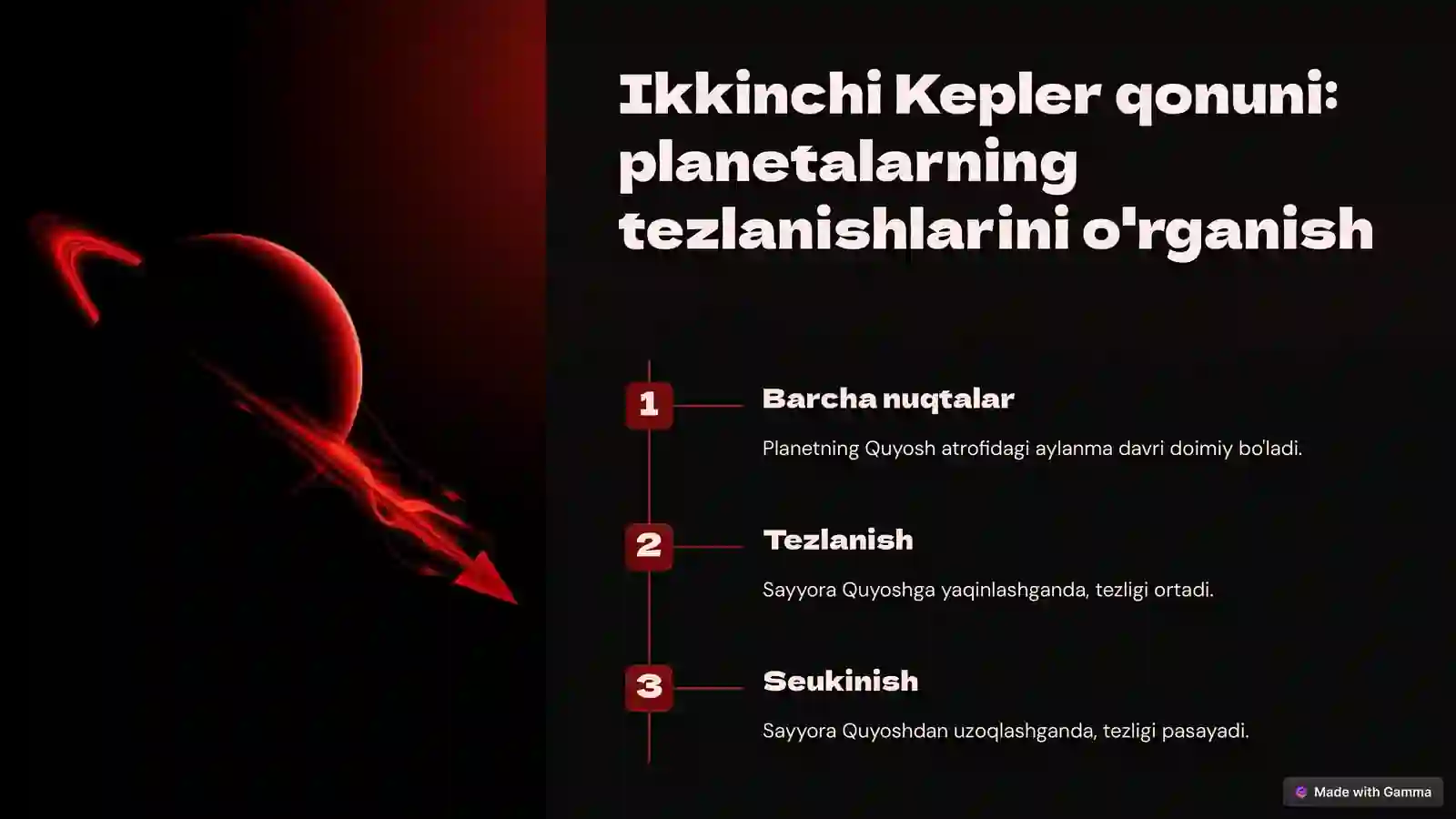 Kepler qonunlari 4
