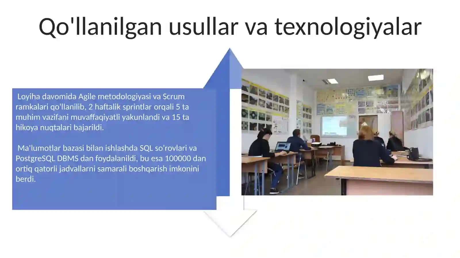 Amaliyot jarayonida bajarilgan ishlar yuzasidan hisobot taqdimot tayyorlash 4