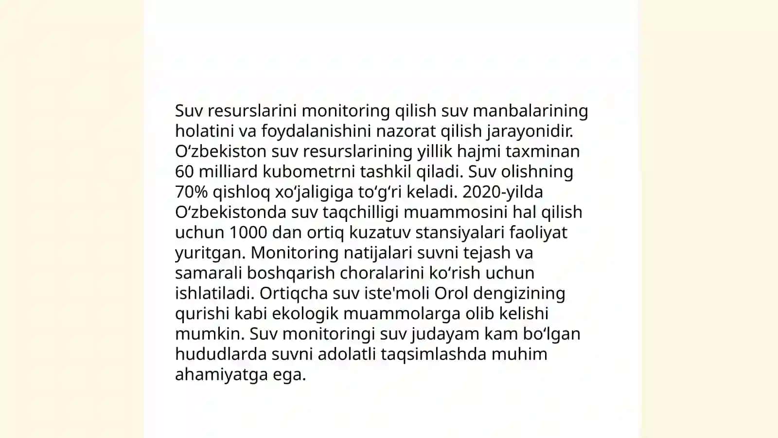 Suvni tejash texnologiyalari 4