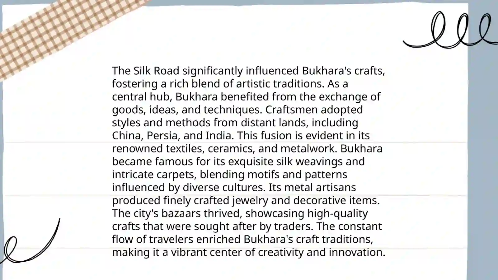 Craftsmanship in Bukhara 4