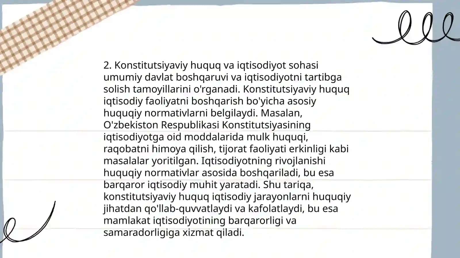 Kanstitutsiyaviy Huquq Fanining Ijtimoiy Fanlar bilan O'zaro Boģliqligi 4