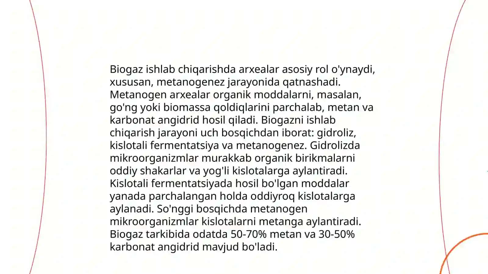 Mikroorganizmlar yordamida biogaz olish texnologiyasi 4