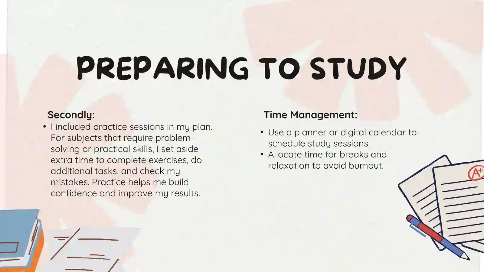 MY STUDY ROUTINE SCHEDULE 4
