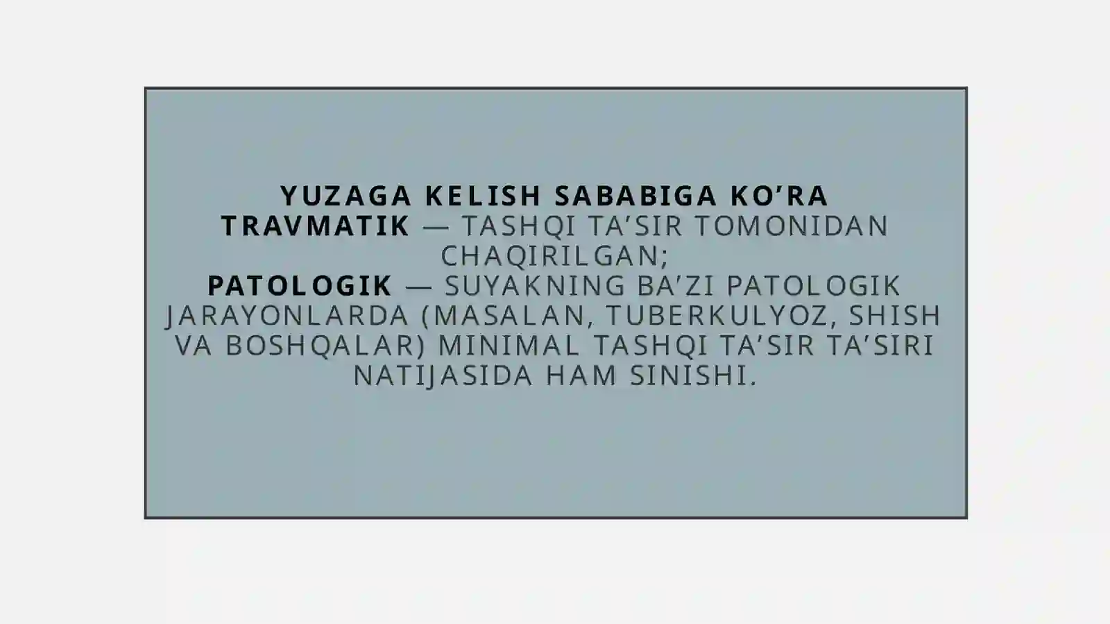 Suyak sinishi, chiqishi, transport immobilizatsiyasi, yatrogeniya 4