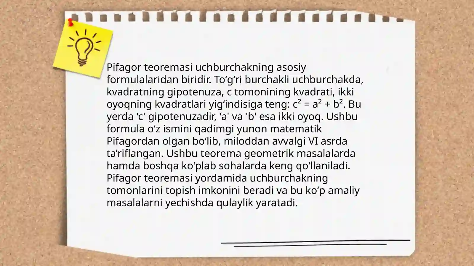 Pifagor teoremasi 4