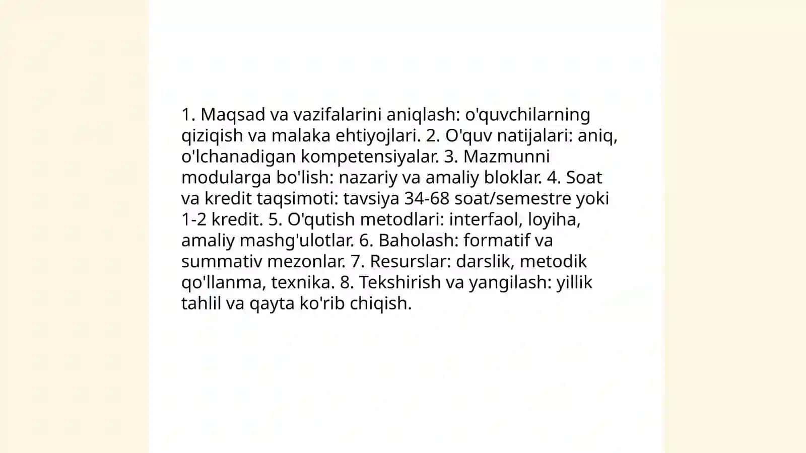 Fakultativ darslarni tashkil qilish 4