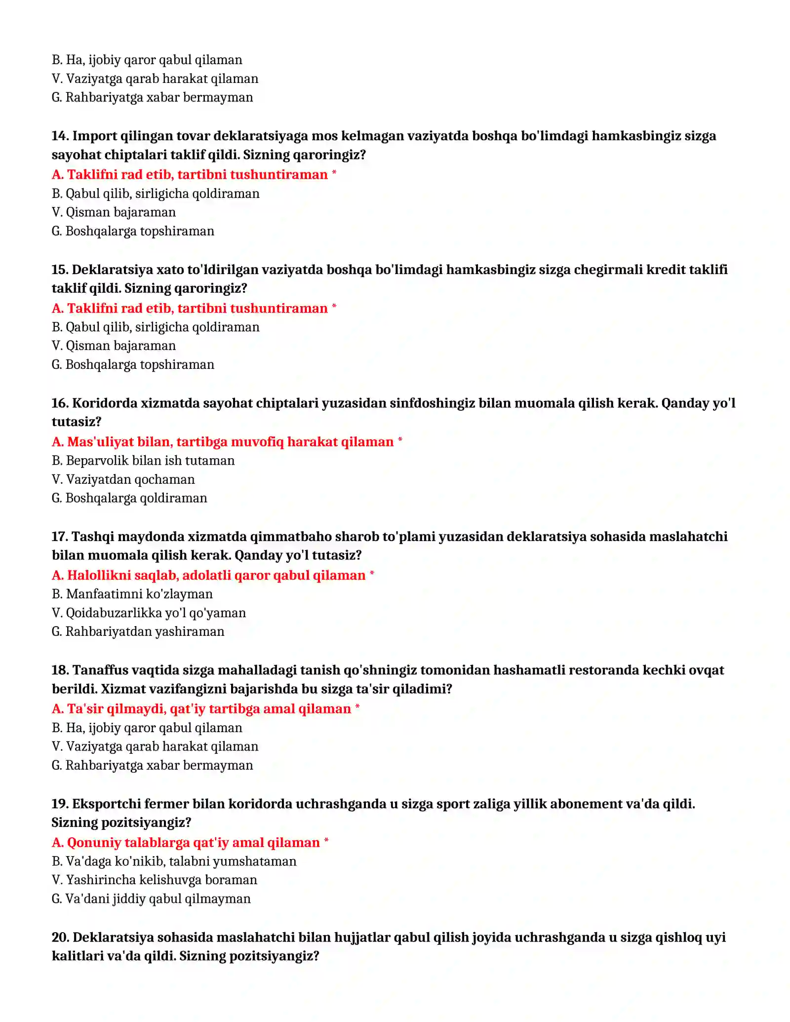 SUHBAT TESTLARI (№ 38) 4