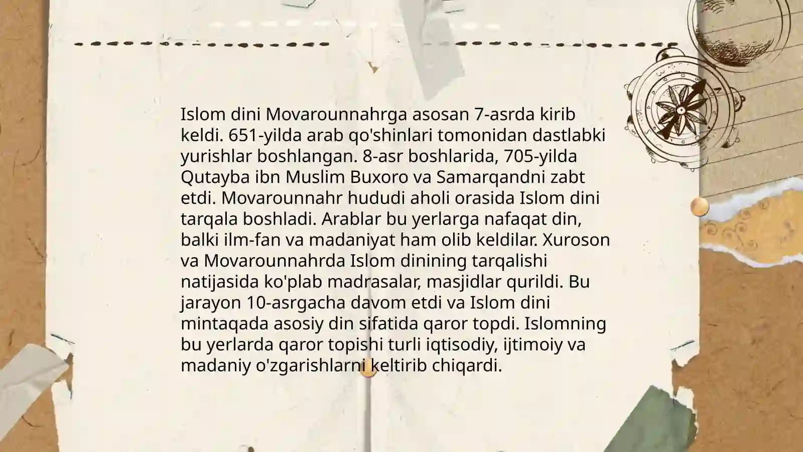 Movarounnahrda Islom Dinining Tarqalishi 4