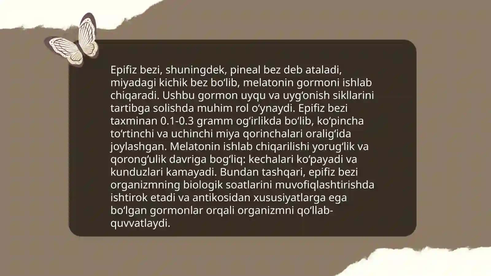 ichki sekretsiya bezlarining tuzilishi va fiziologiyasi 4