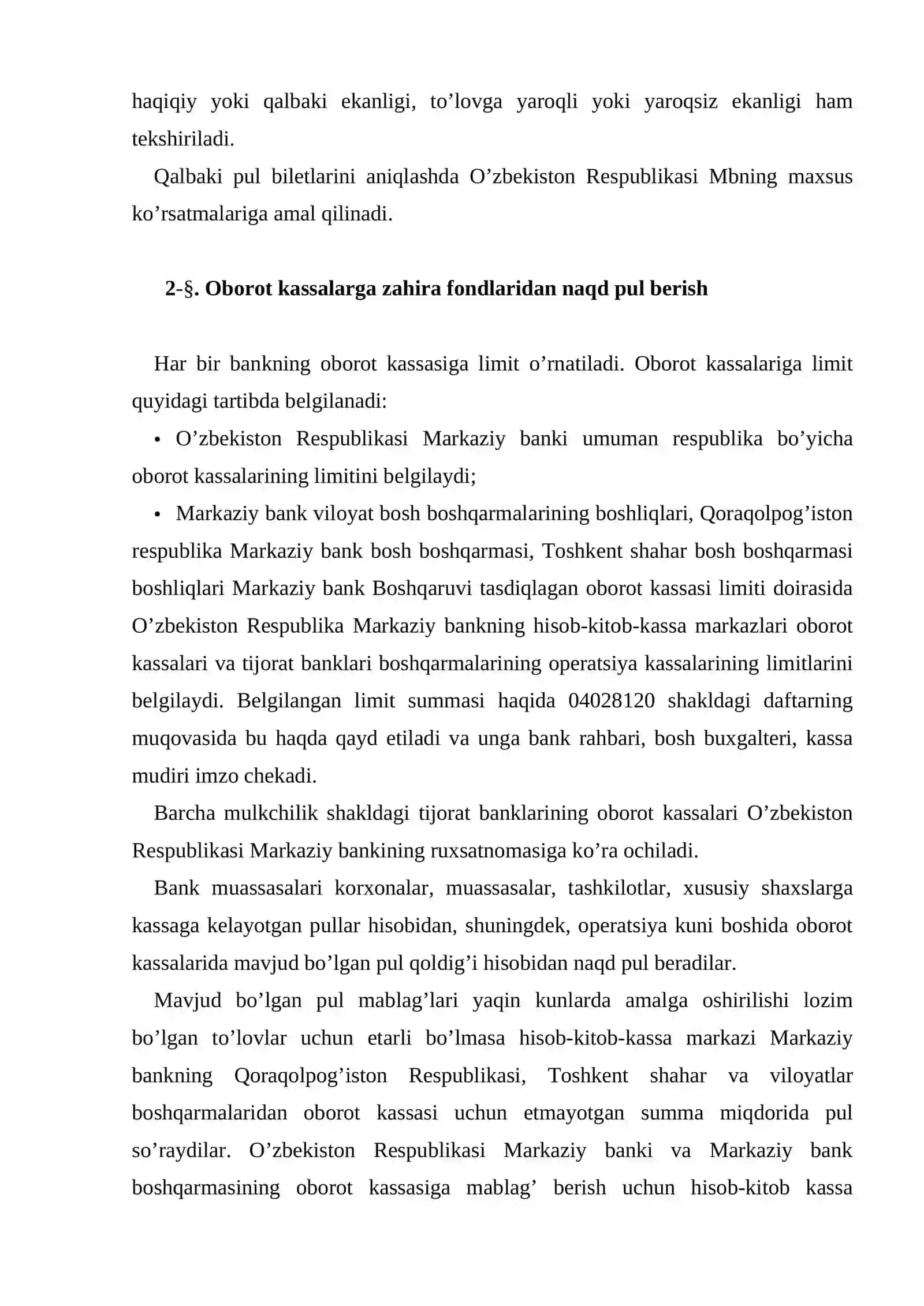 Emissiya operatsiyalari, ularning hisobi va rasmiylashtirish 4
