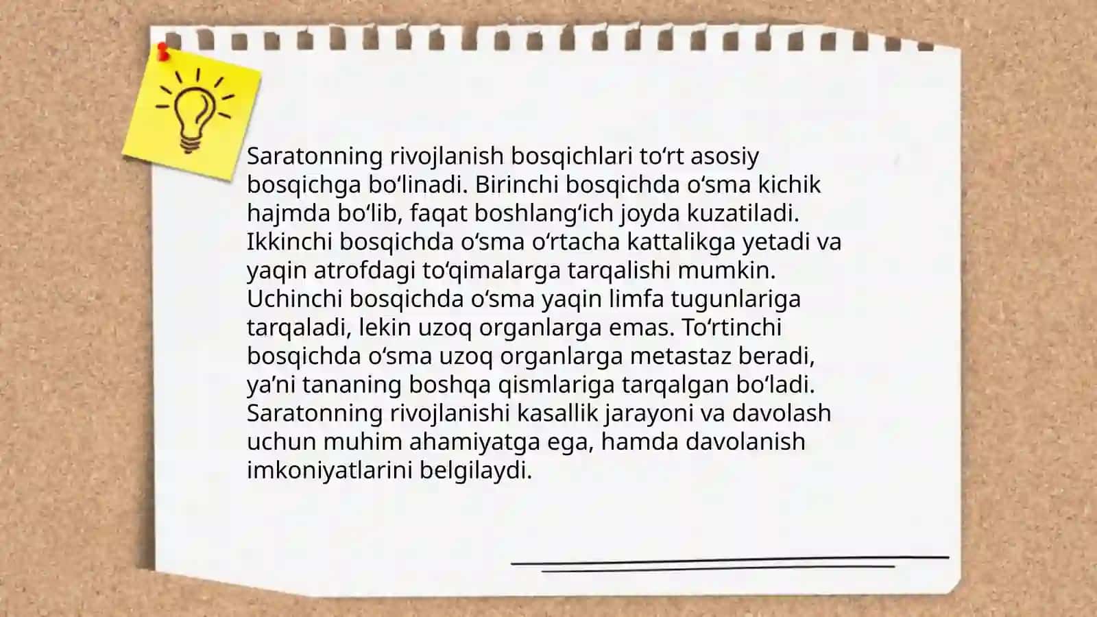 Onkologik kasalliklari haqida tushuncha 4
